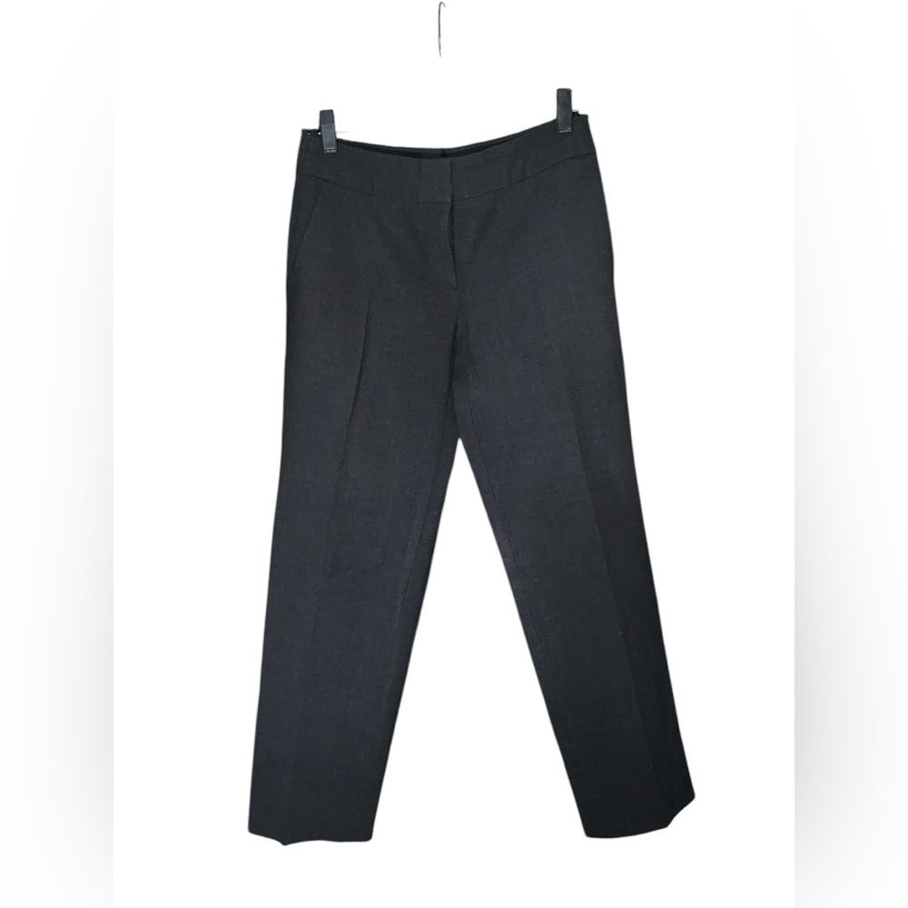 J.Crew Stretch Charcoal Grey Straight Leg Dress Pants Size 2‎
